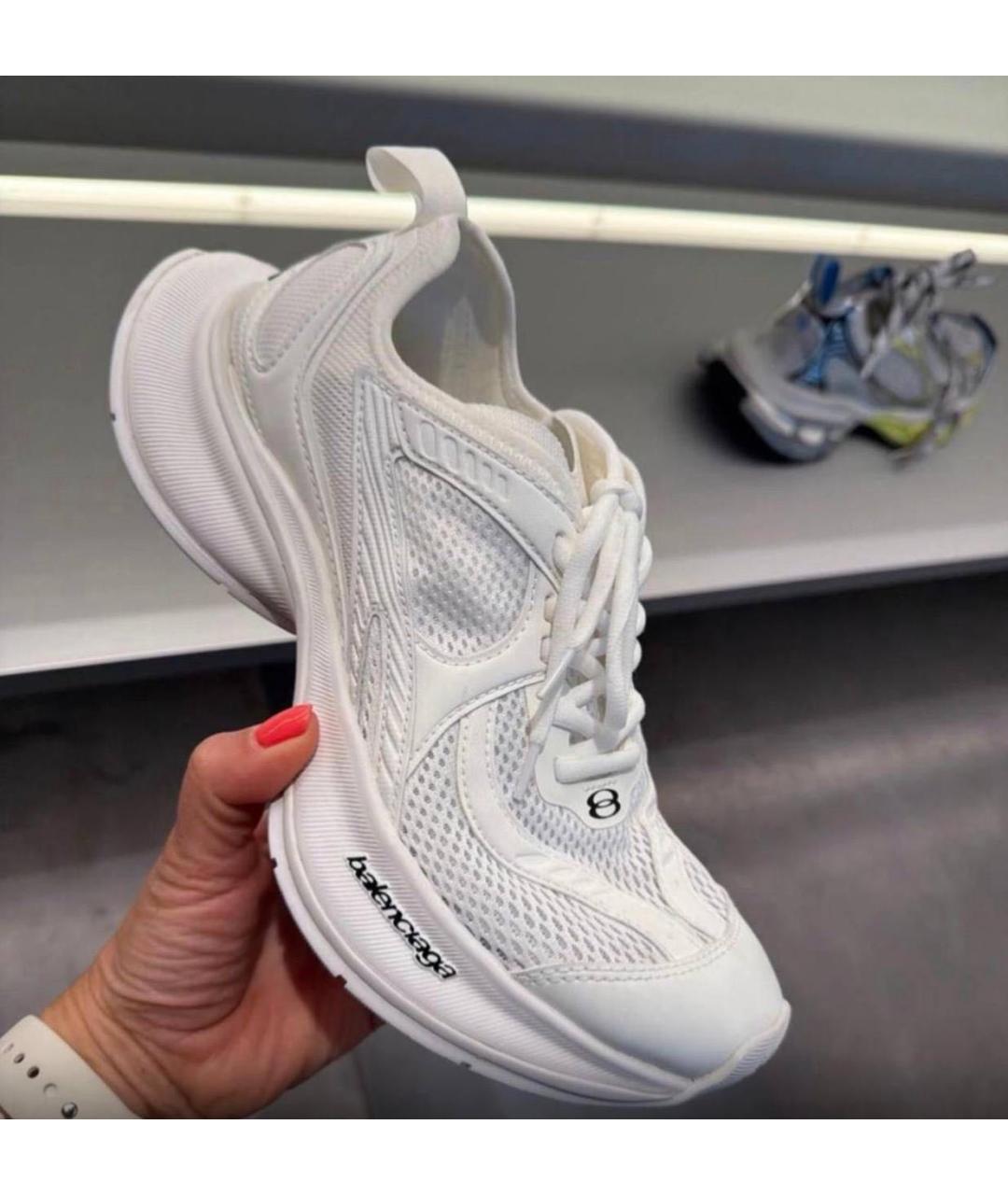 BALENCIAGA Белые кроссовки, фото 6