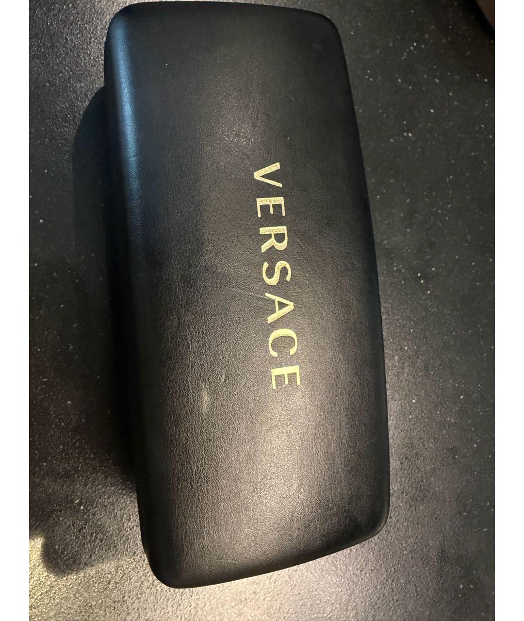 VERSACE Розовые металлические солнцезащитные очки, фото 4