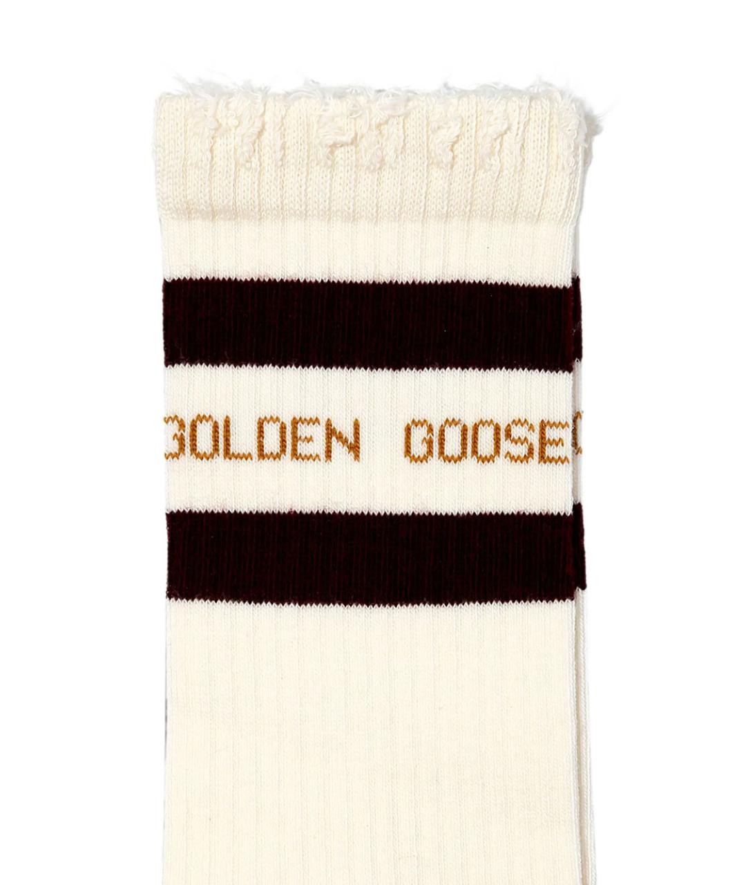 GOLDEN GOOSE Белые носки, чулки и колготы, фото 2