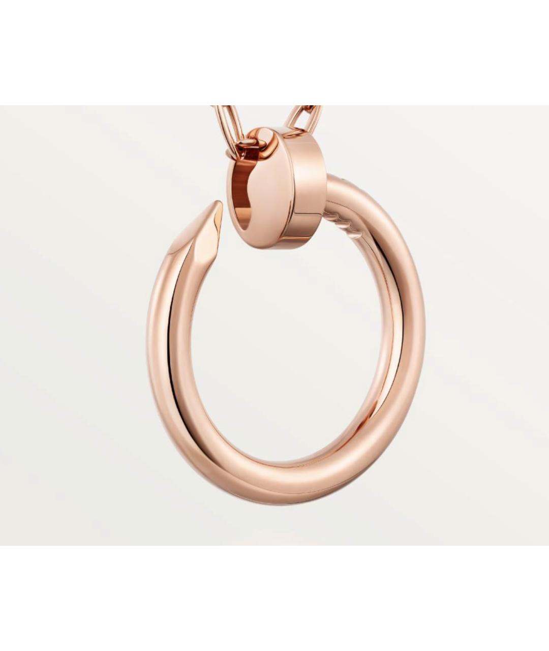 CARTIER Золотая цепочка/подвеска из розового золота, фото 3