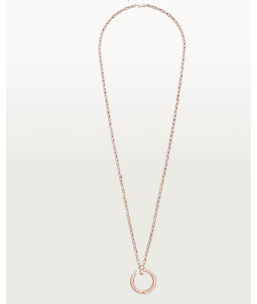 CARTIER Золотая цепочка/подвеска из розового золота, фото 5
