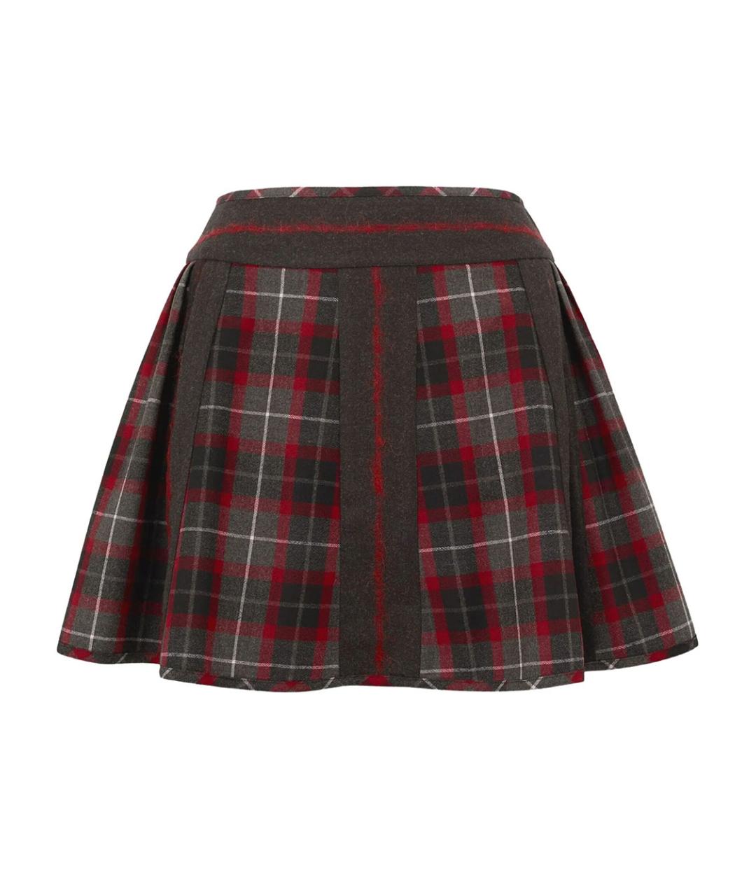 VIVIENNE WESTWOOD Мульти шерстяная юбка мини, фото 4