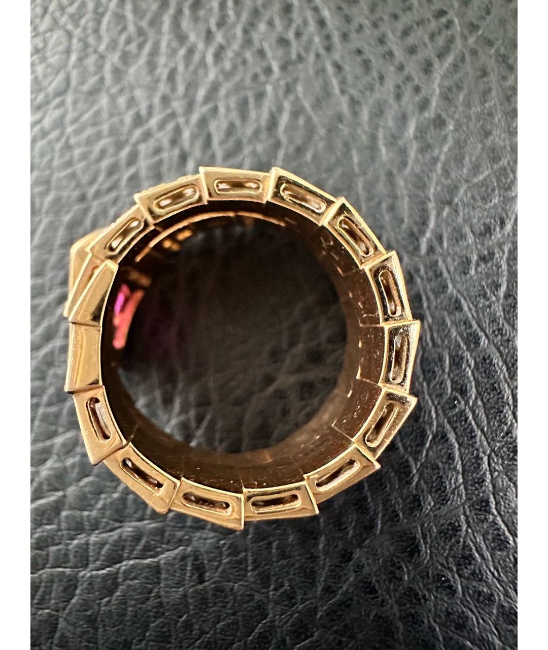 BVLGARI Бордовое кольцо из розового золота, фото 3