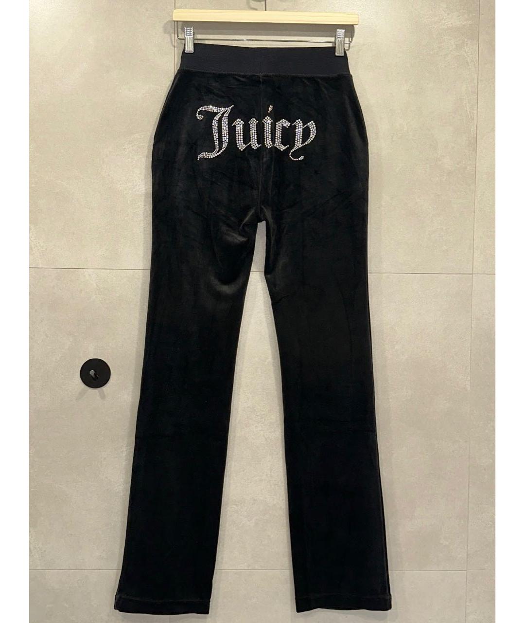 JUICY COUTURE Черный велюровый спортивные костюмы, фото 5