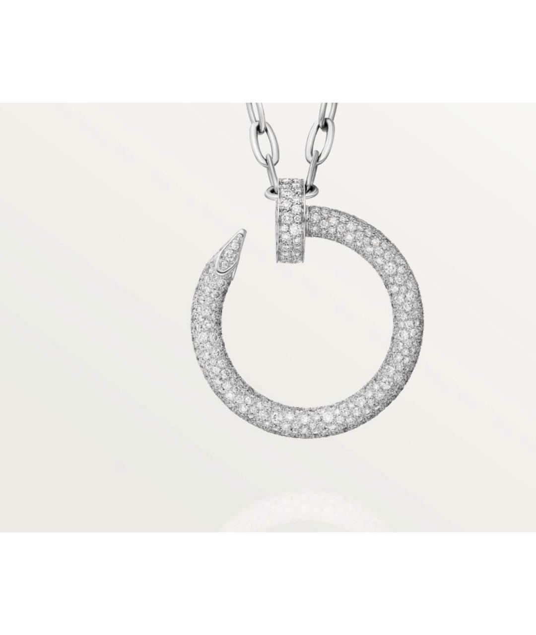 CARTIER Золотая подвеска из белого золота, фото 2