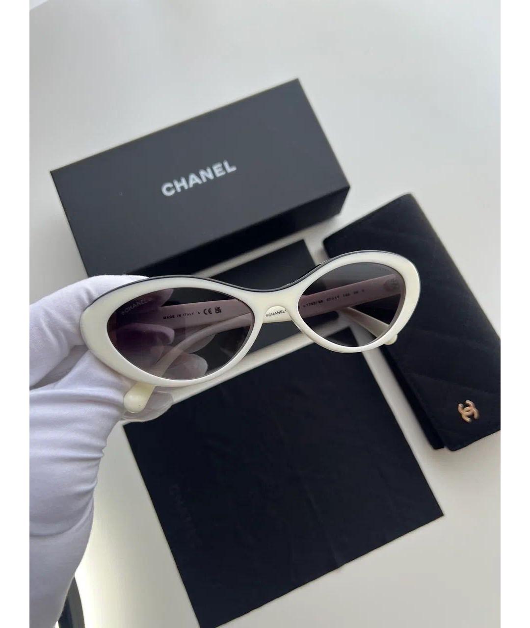 CHANEL Мульти пластиковые солнцезащитные очки, фото 4