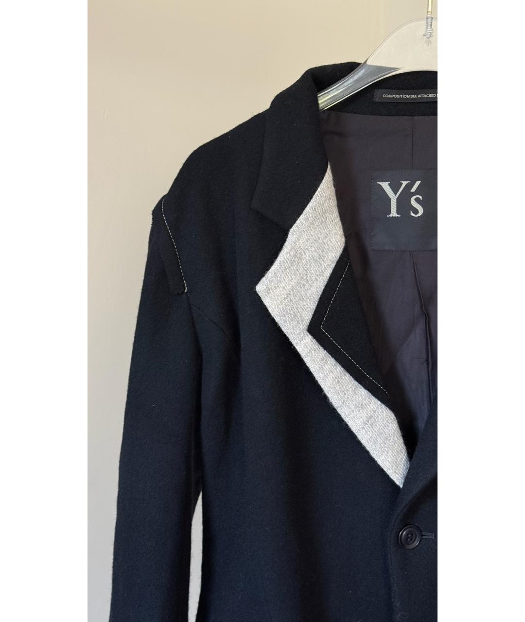 YOHJI YAMAMOTO Черный шерстяной жакет/пиджак, фото 5