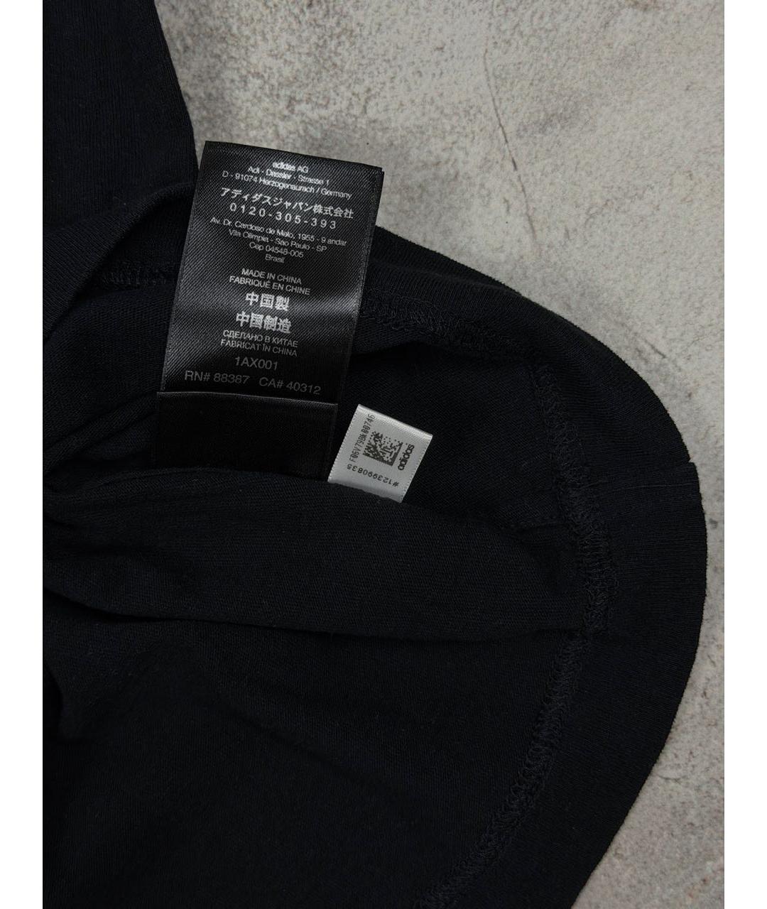 YOHJI YAMAMOTO Черная хлопковая футболка, фото 8