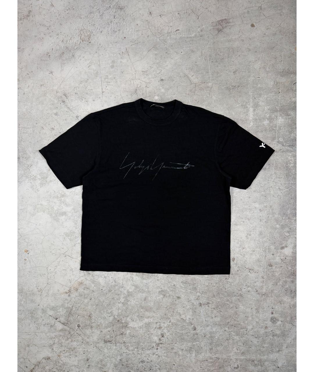 YOHJI YAMAMOTO Черная хлопковая футболка, фото 9