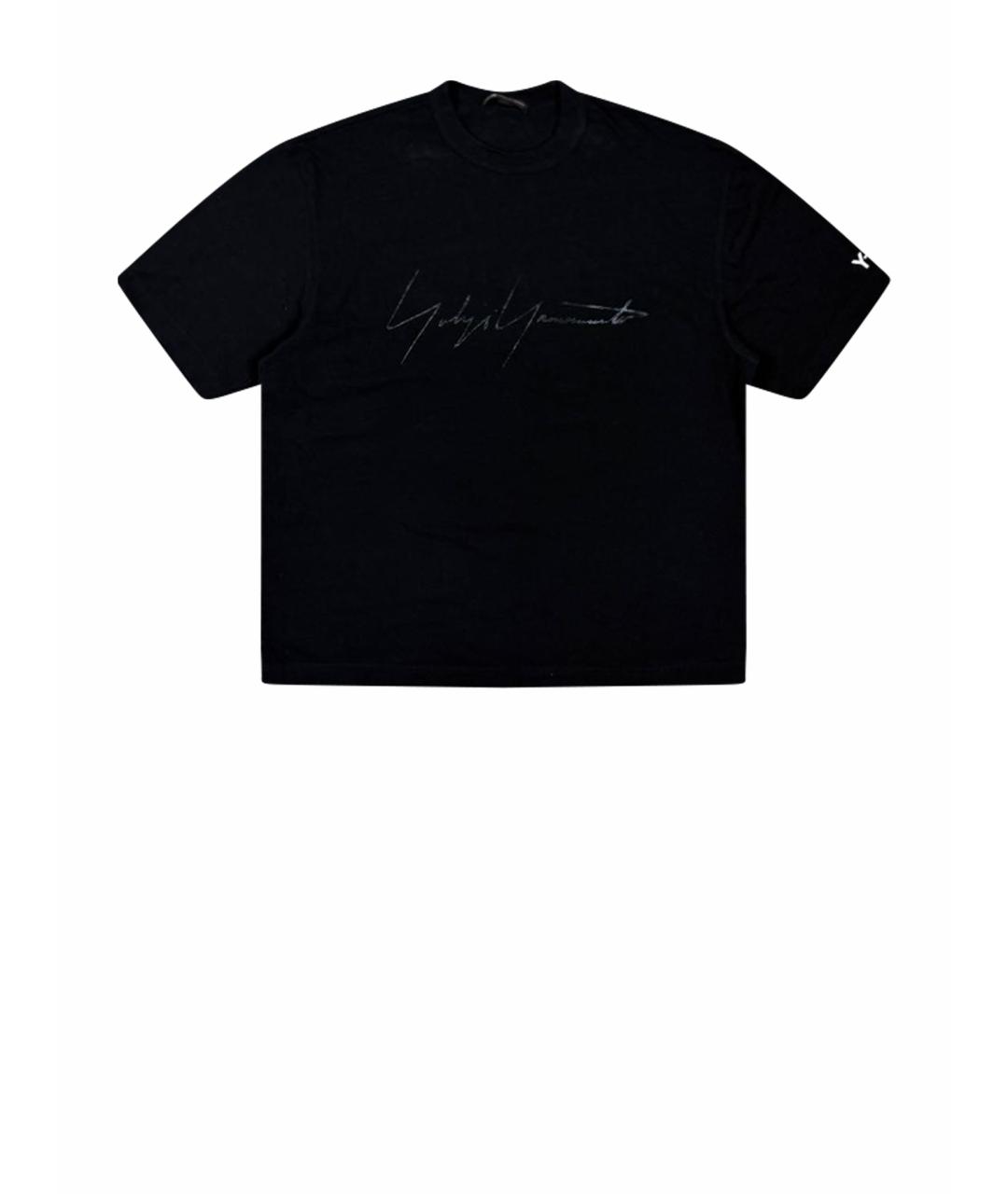 YOHJI YAMAMOTO Черная хлопковая футболка, фото 1