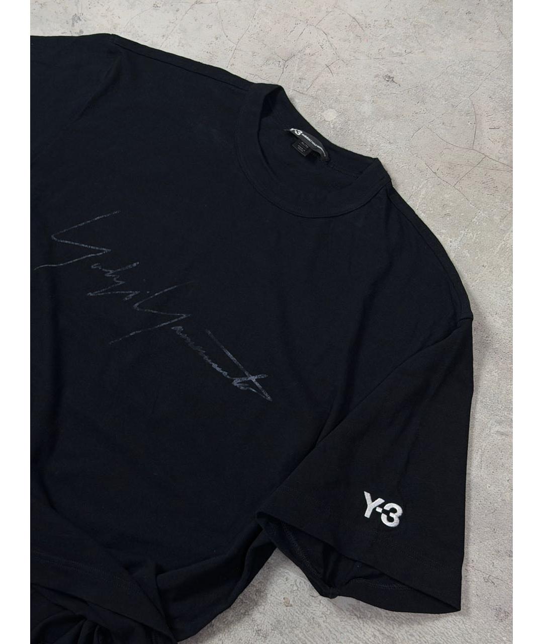 YOHJI YAMAMOTO Черная хлопковая футболка, фото 6