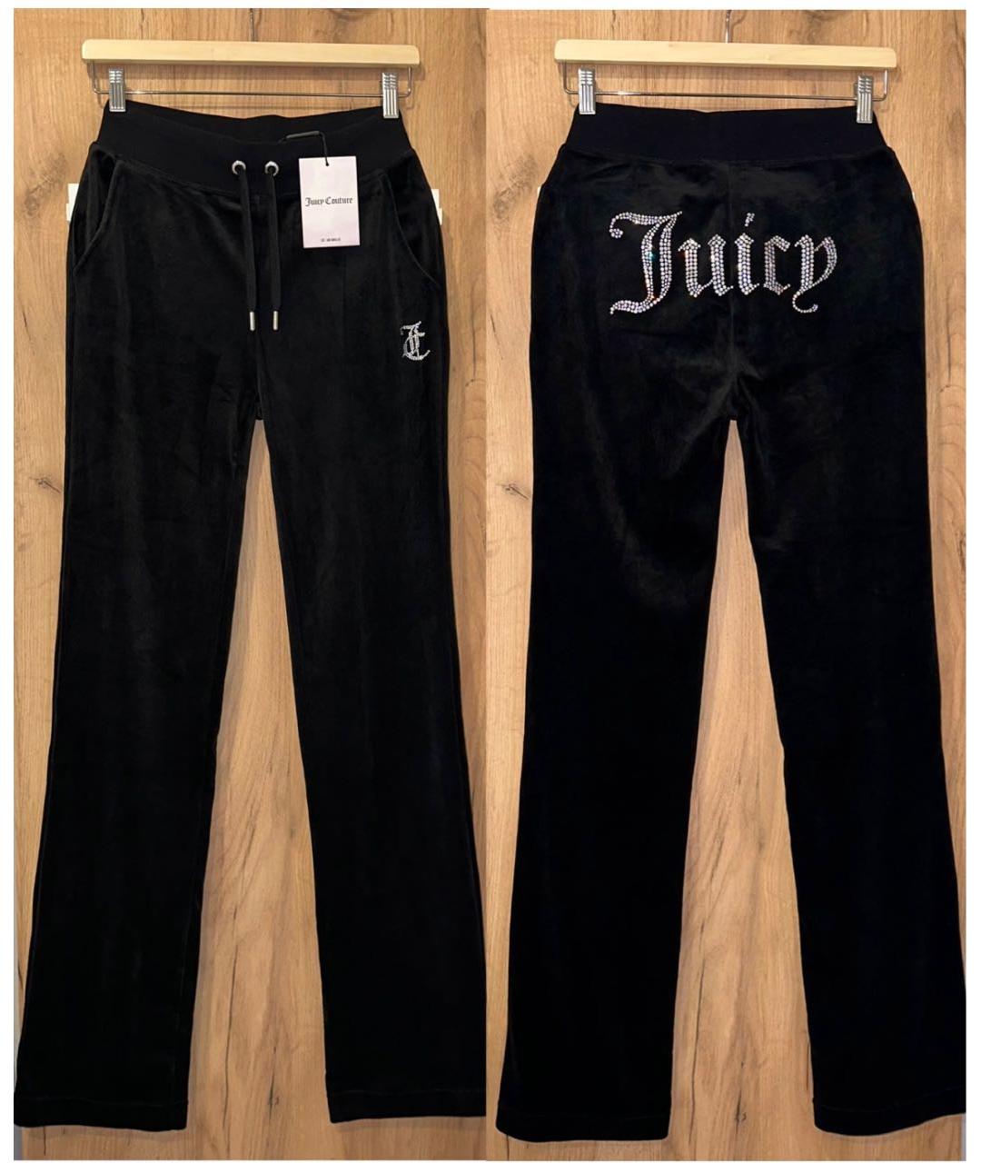 JUICY COUTURE Черный велюровый спортивные костюмы, фото 4