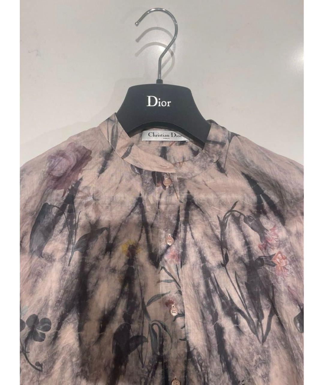 CHRISTIAN DIOR Бежевое хлопковое платье, фото 3