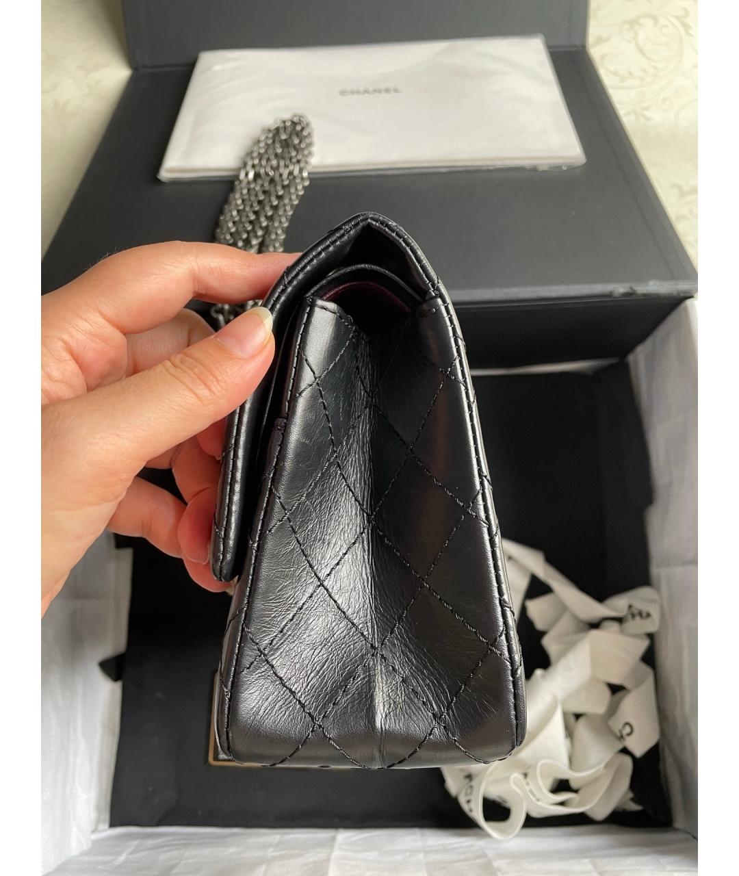 CHANEL Черная кожаная сумка через плечо, фото 4