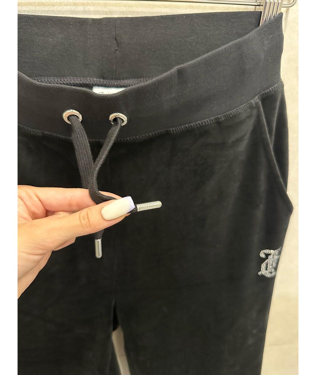 JUICY COUTURE Черный велюровый спортивные костюмы, фото 6