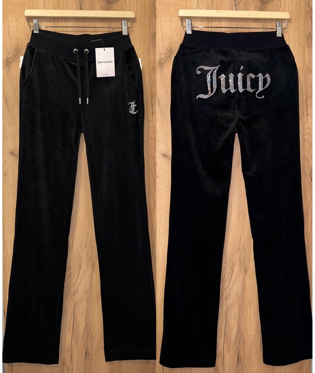 JUICY COUTURE Черный велюровый спортивные костюмы, фото 4