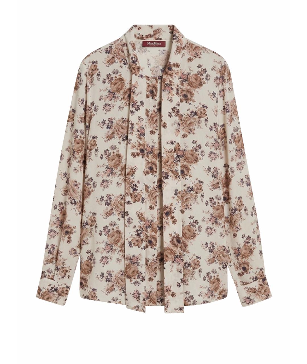 MAX MARA STUDIO Мульти шелковая блузы, фото 1