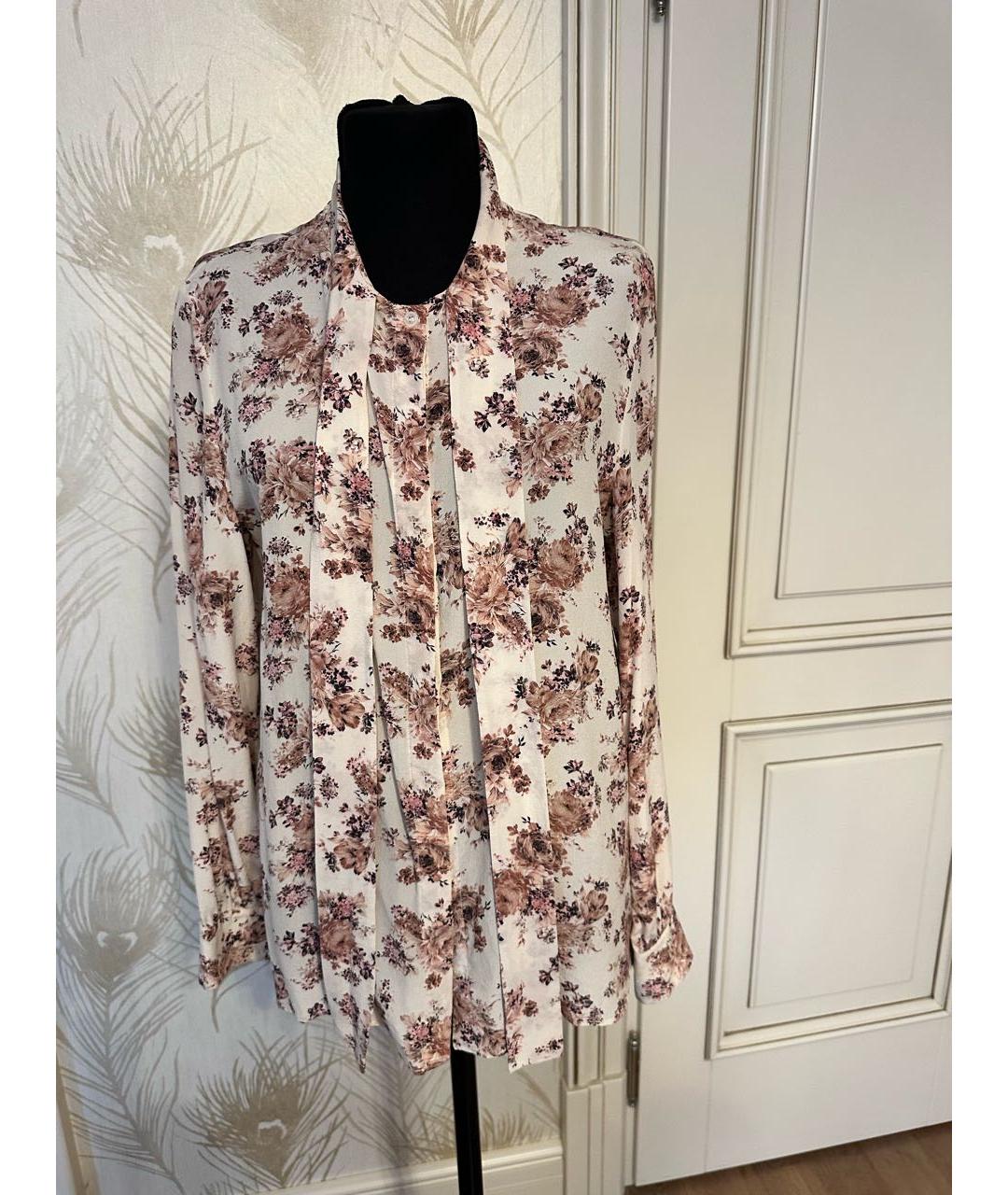 MAX MARA STUDIO Мульти шелковая блузы, фото 5