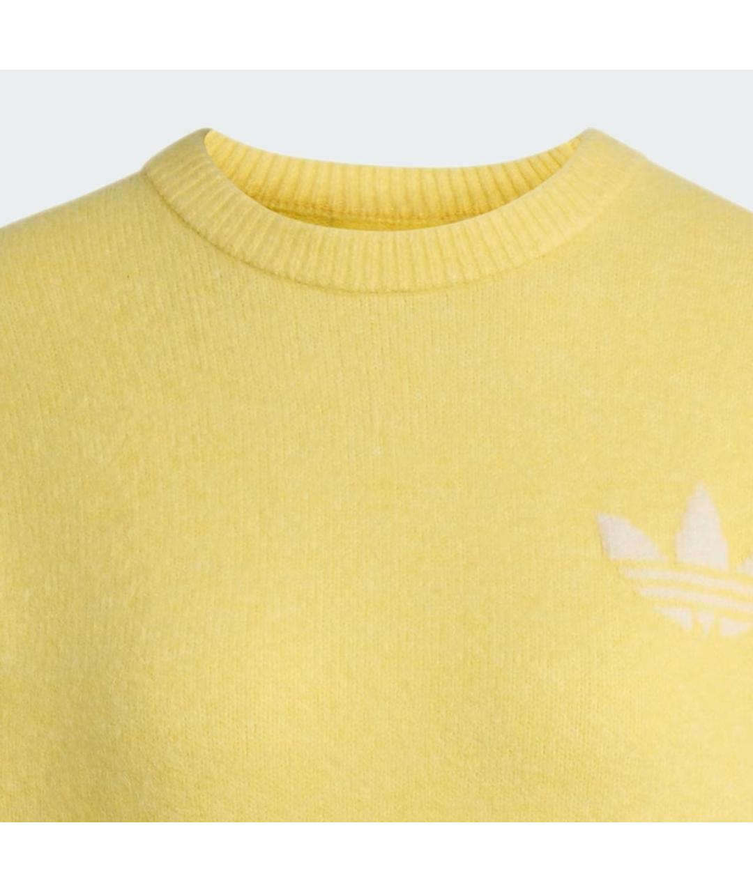 ADIDAS Желтый полиамидовый джемпер / свитер, фото 3
