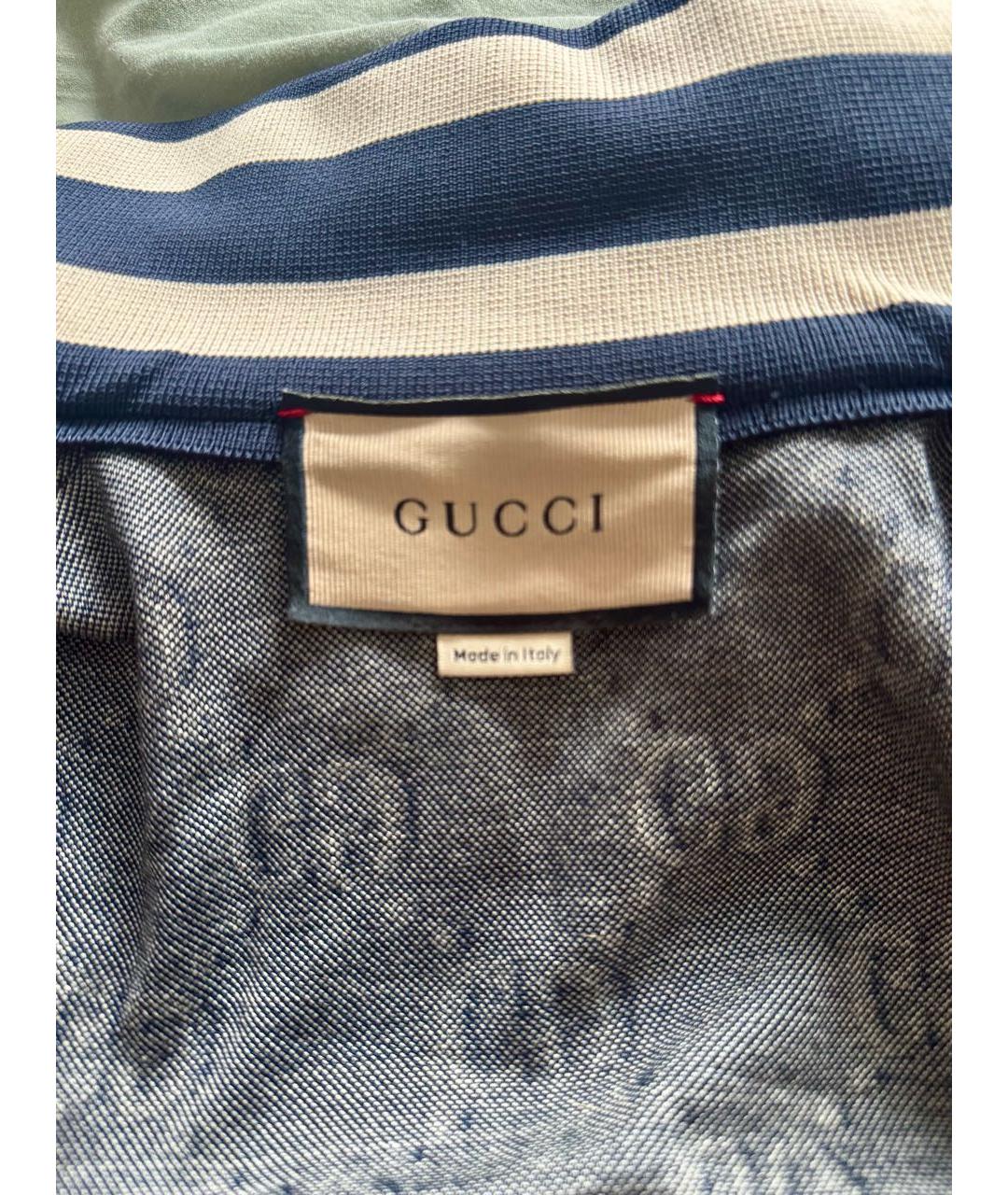 GUCCI Темно-синий хлопковый спортивные костюмы, фото 4