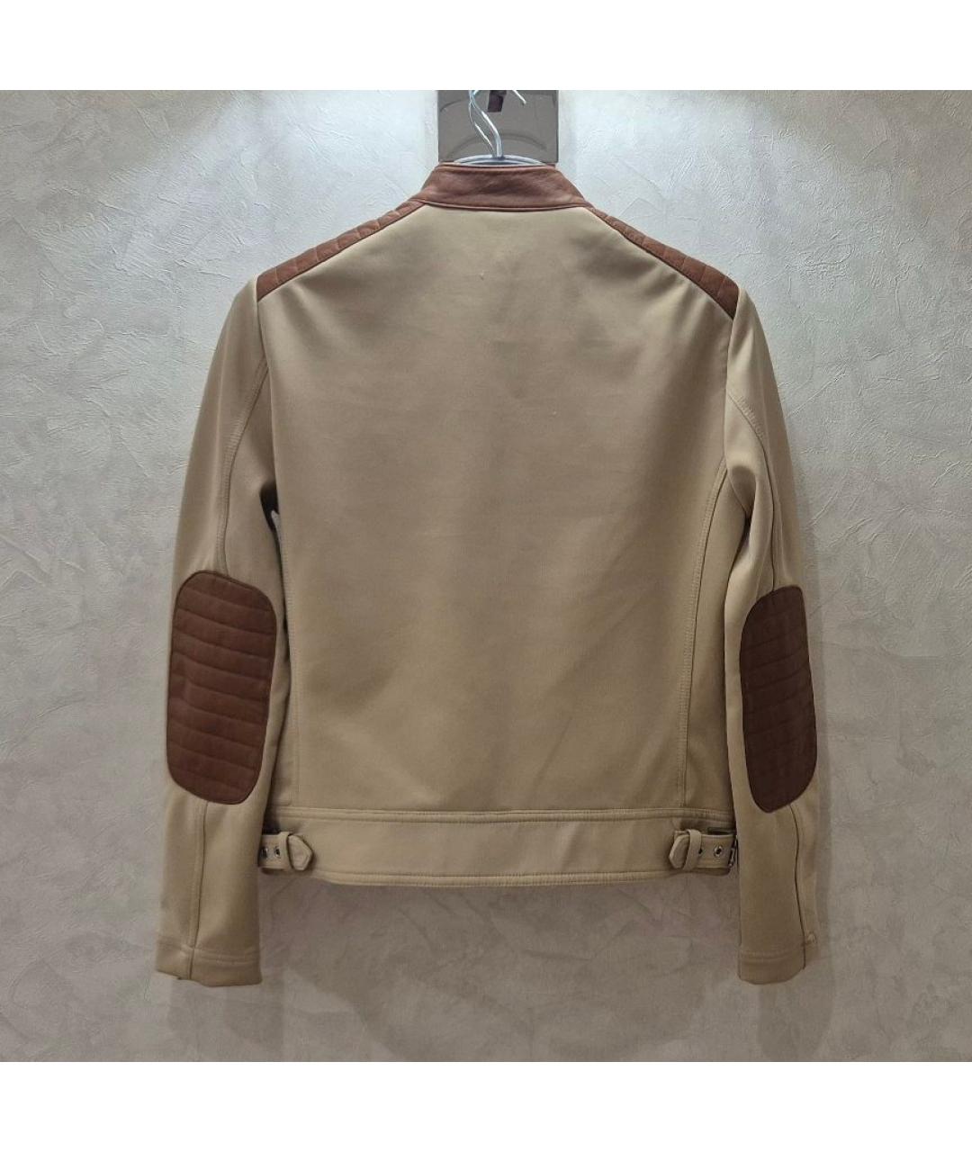 POLO RALPH LAUREN Бежевая полиэстеровая куртка, фото 2