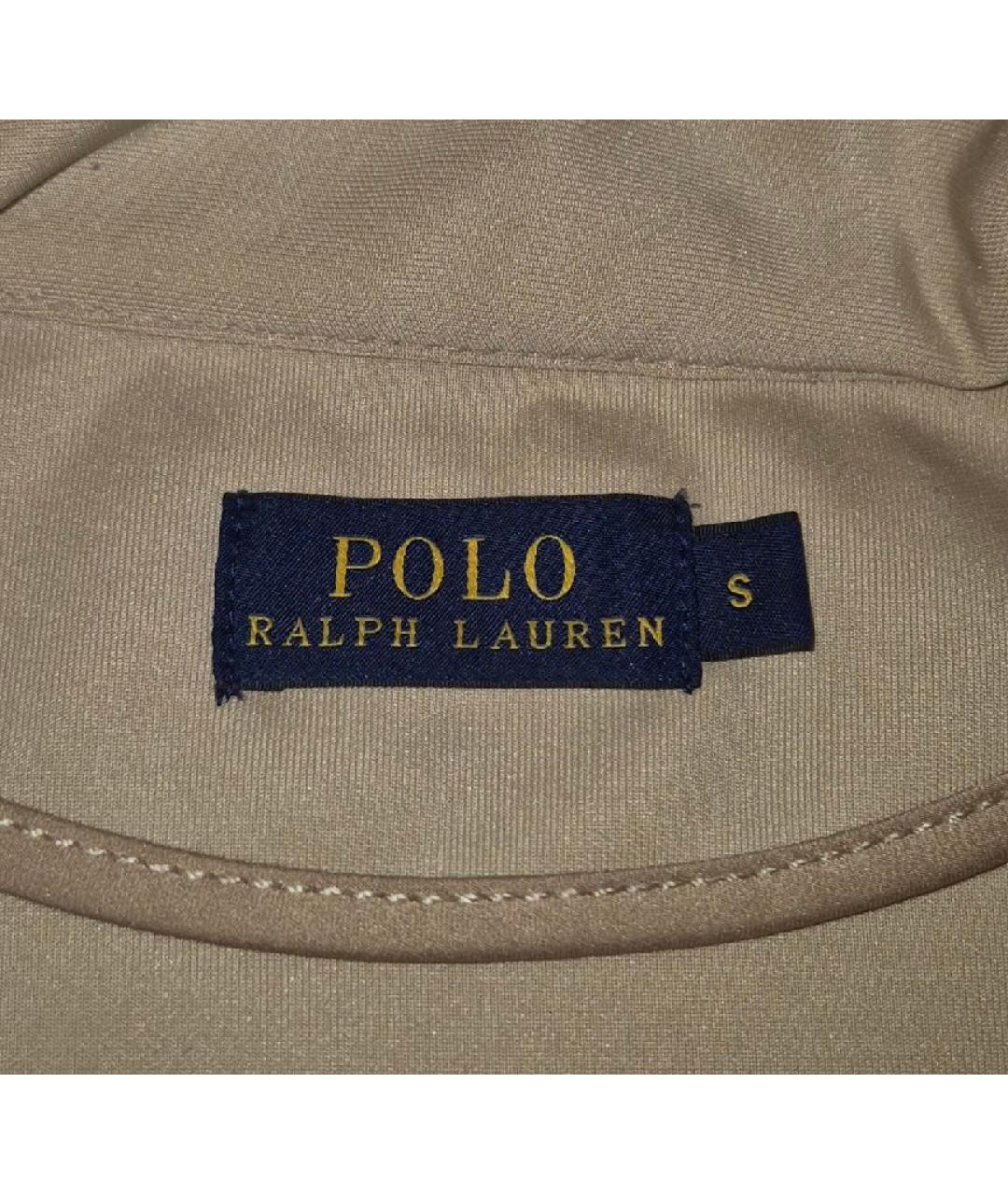 POLO RALPH LAUREN Бежевая полиэстеровая куртка, фото 3
