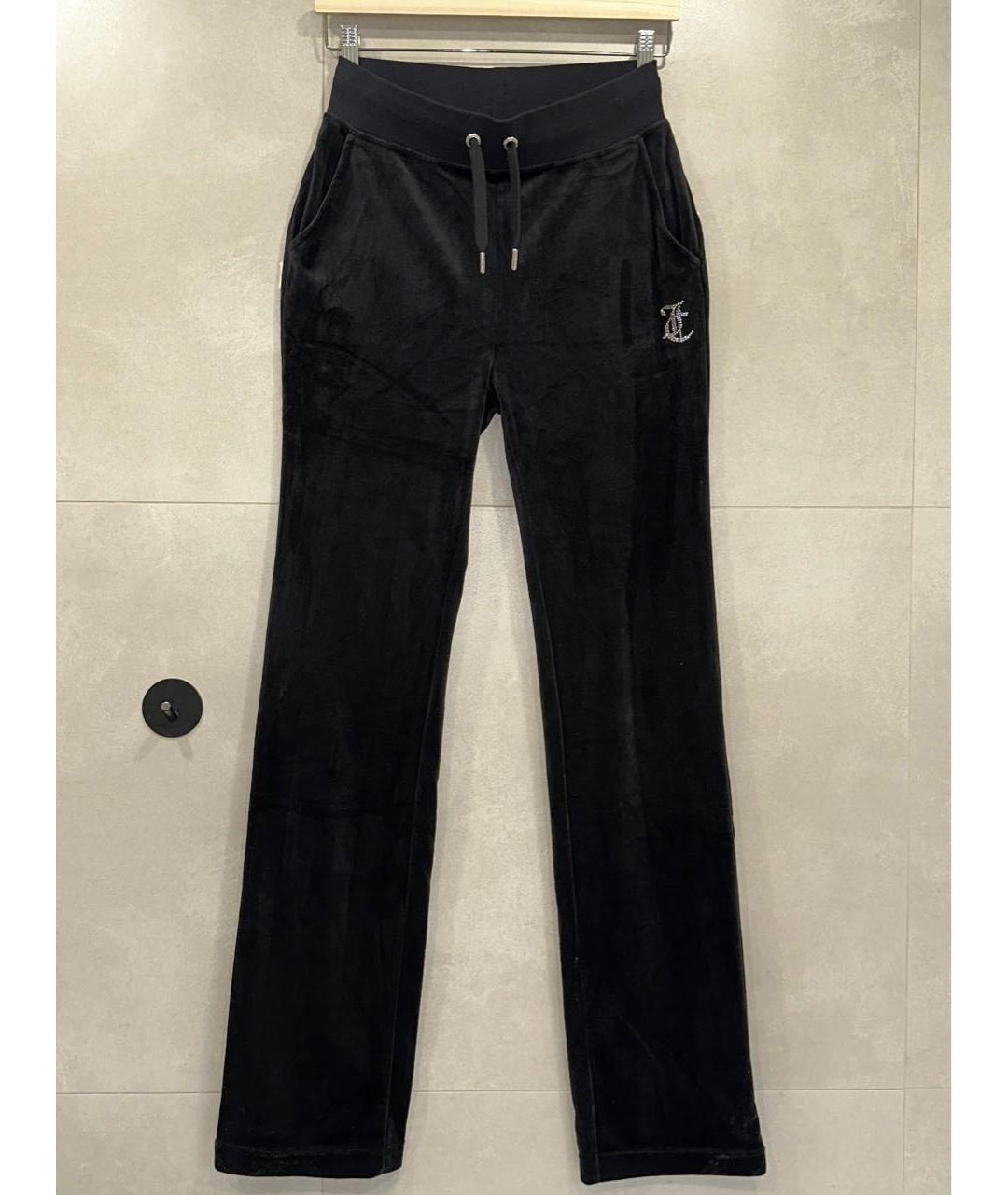 JUICY COUTURE Черный велюровый спортивные костюмы, фото 4