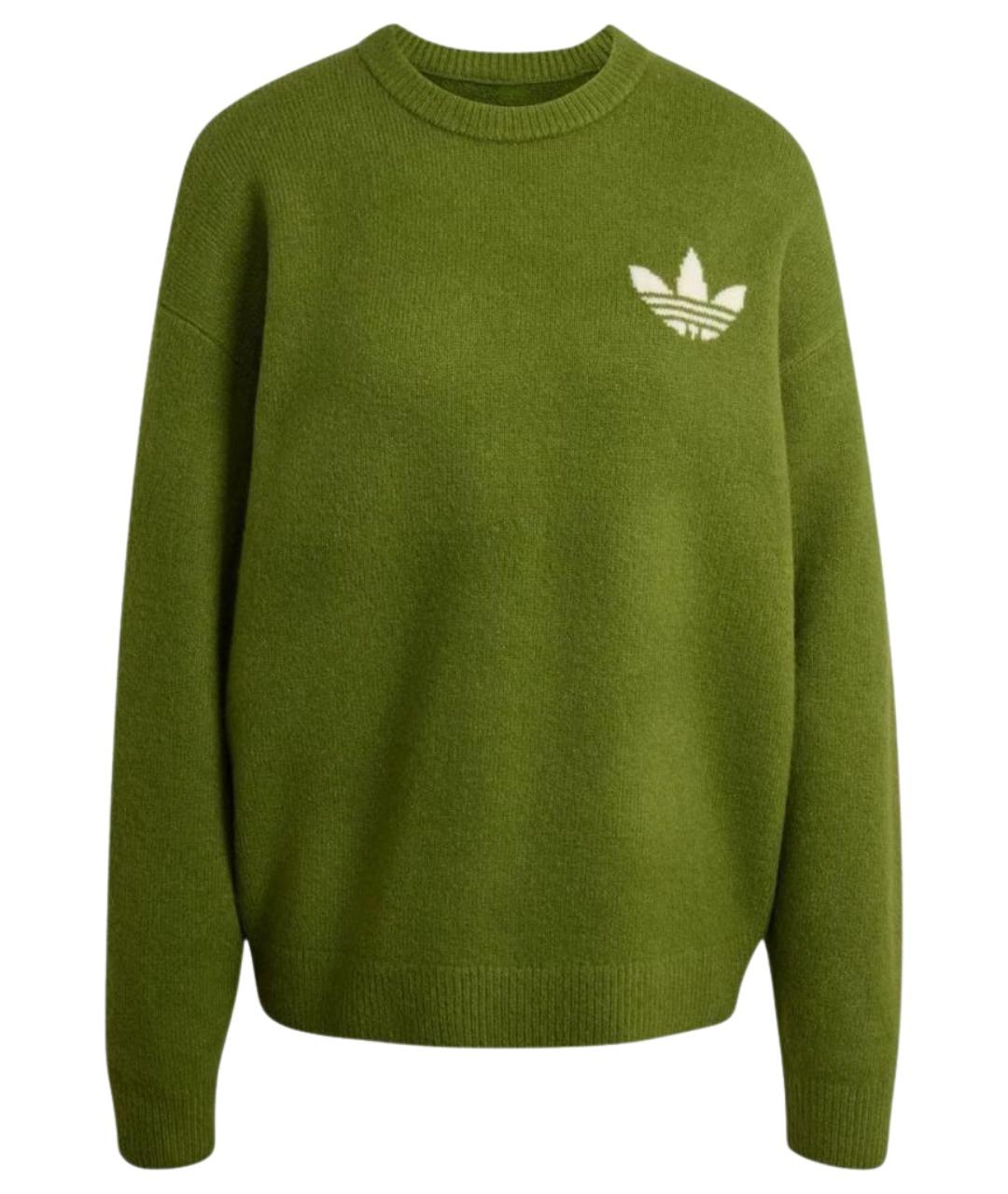 ADIDAS Зеленый полиамидовый джемпер / свитер, фото 1