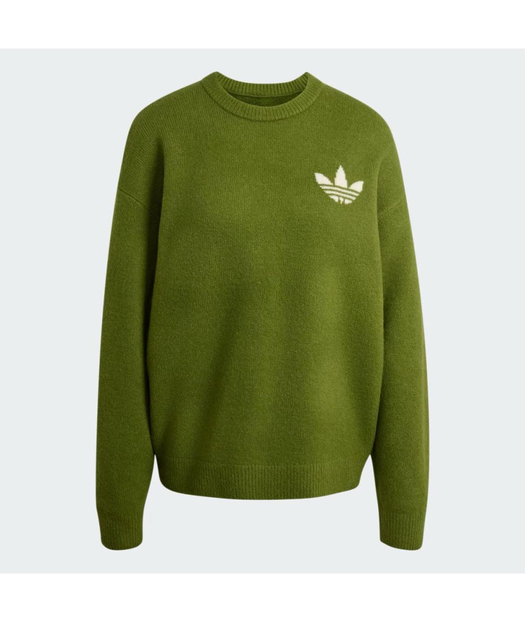 ADIDAS Зеленый полиамидовый джемпер / свитер, фото 8