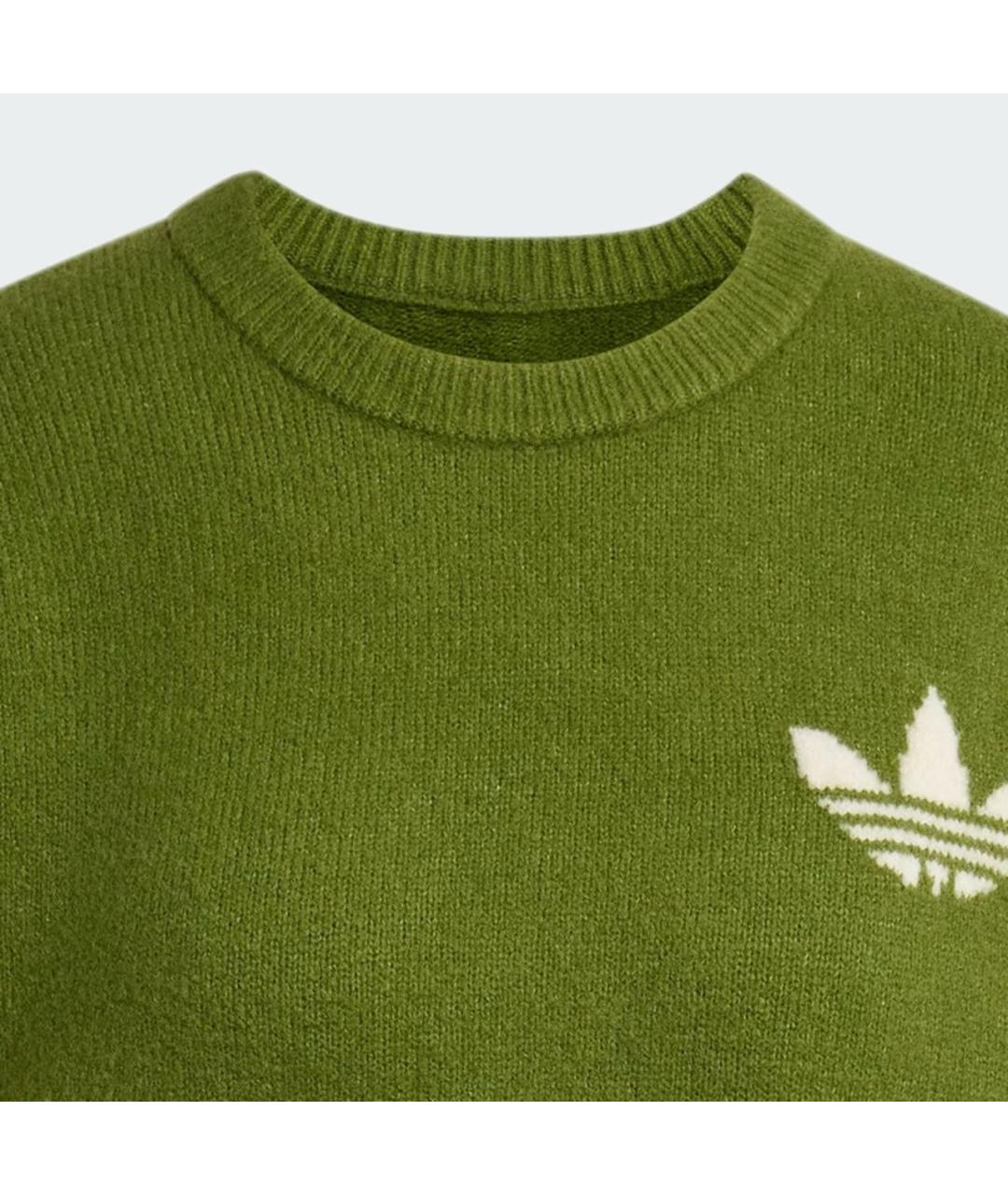 ADIDAS Зеленый полиамидовый джемпер / свитер, фото 2