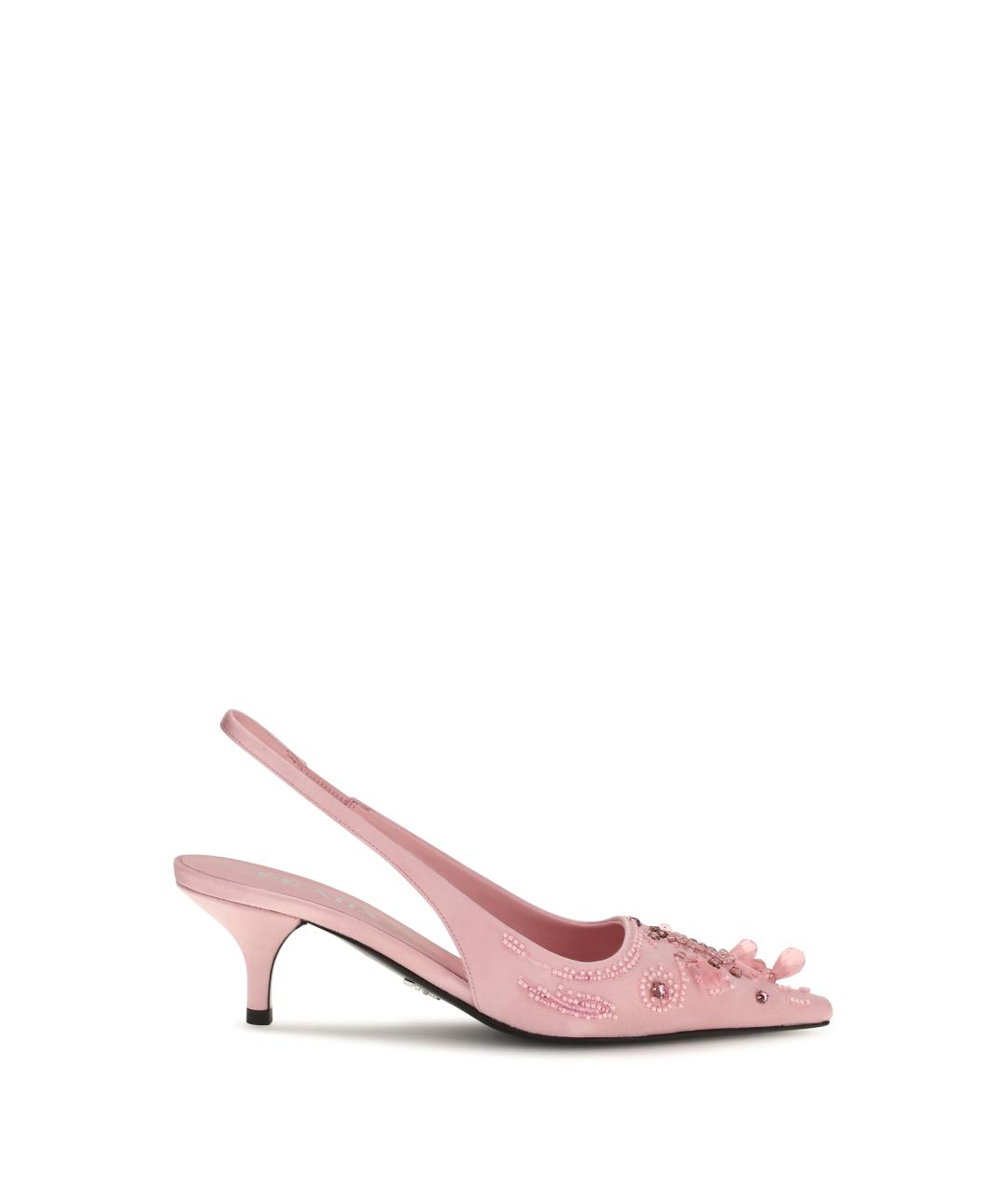 PRADA Розовые кожаные туфли, фото 1