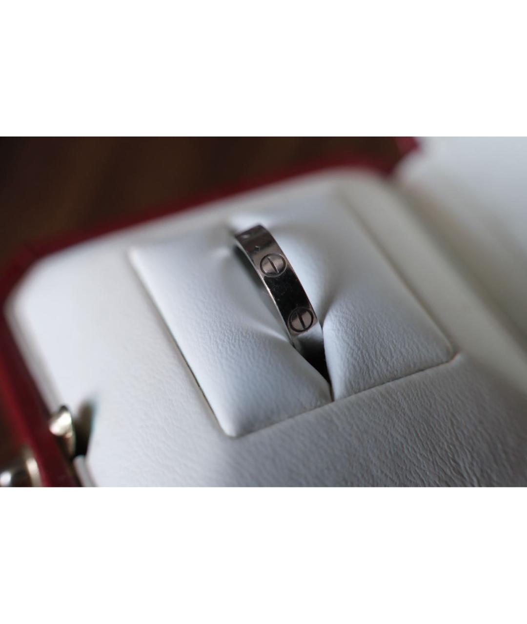 CARTIER Серебряное кольцо из белого золота, фото 2