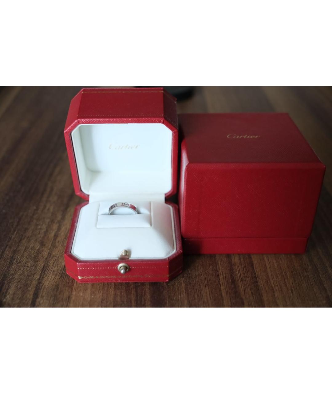 CARTIER Серебряное кольцо из белого золота, фото 5