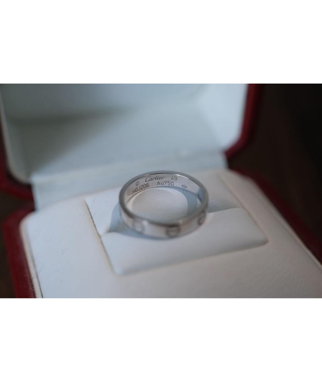 CARTIER Серебряное кольцо из белого золота, фото 4