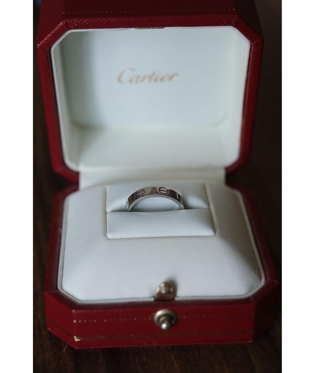 CARTIER Серебряное кольцо из белого золота, фото 3