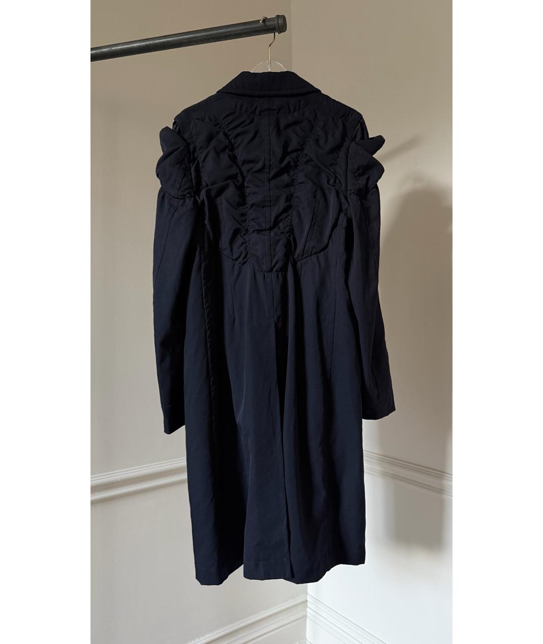 COMME DES GARÇONS Черное пальто, фото 2