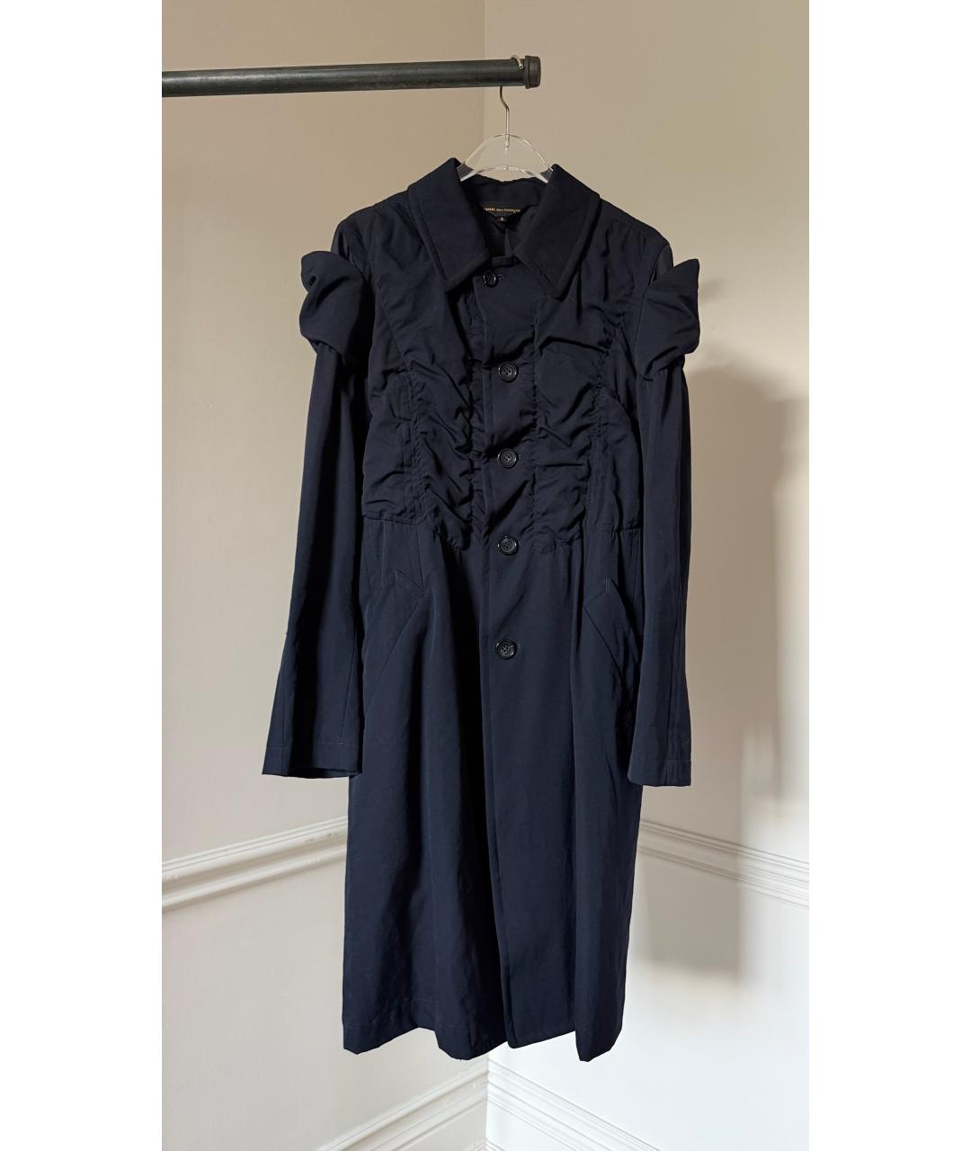 COMME DES GARÇONS Черное пальто, фото 8