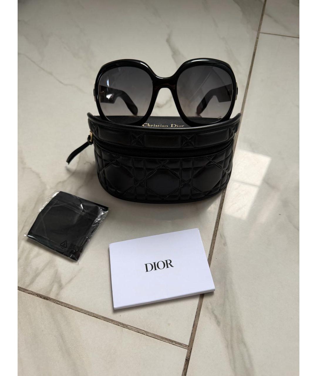 CHRISTIAN DIOR Черные солнцезащитные очки, фото 4