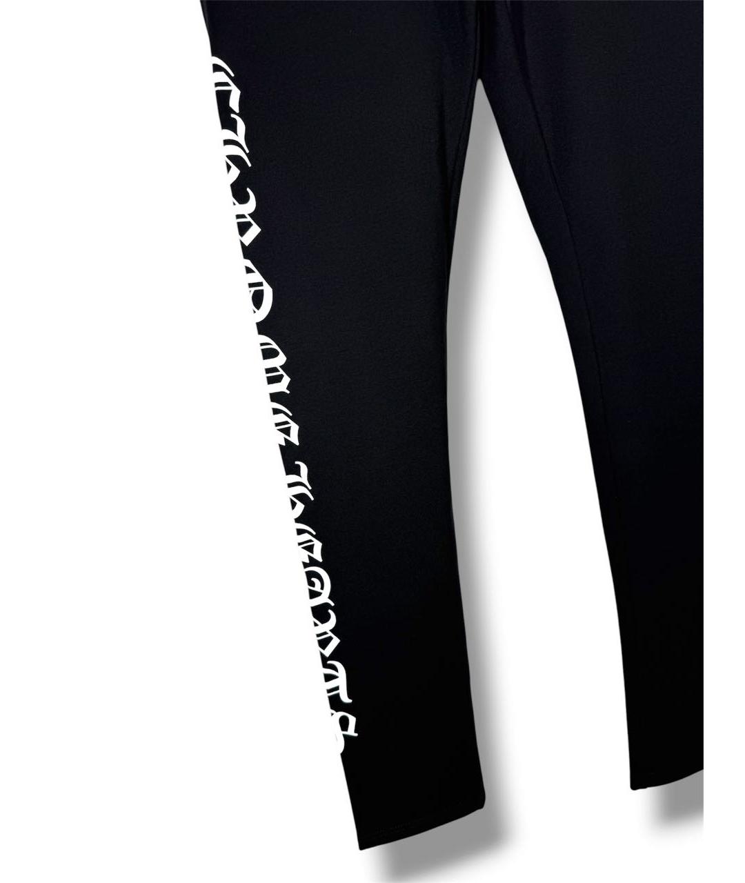 CHROME HEARTS Черные полиэстеровые спортивные брюки и шорты, фото 5