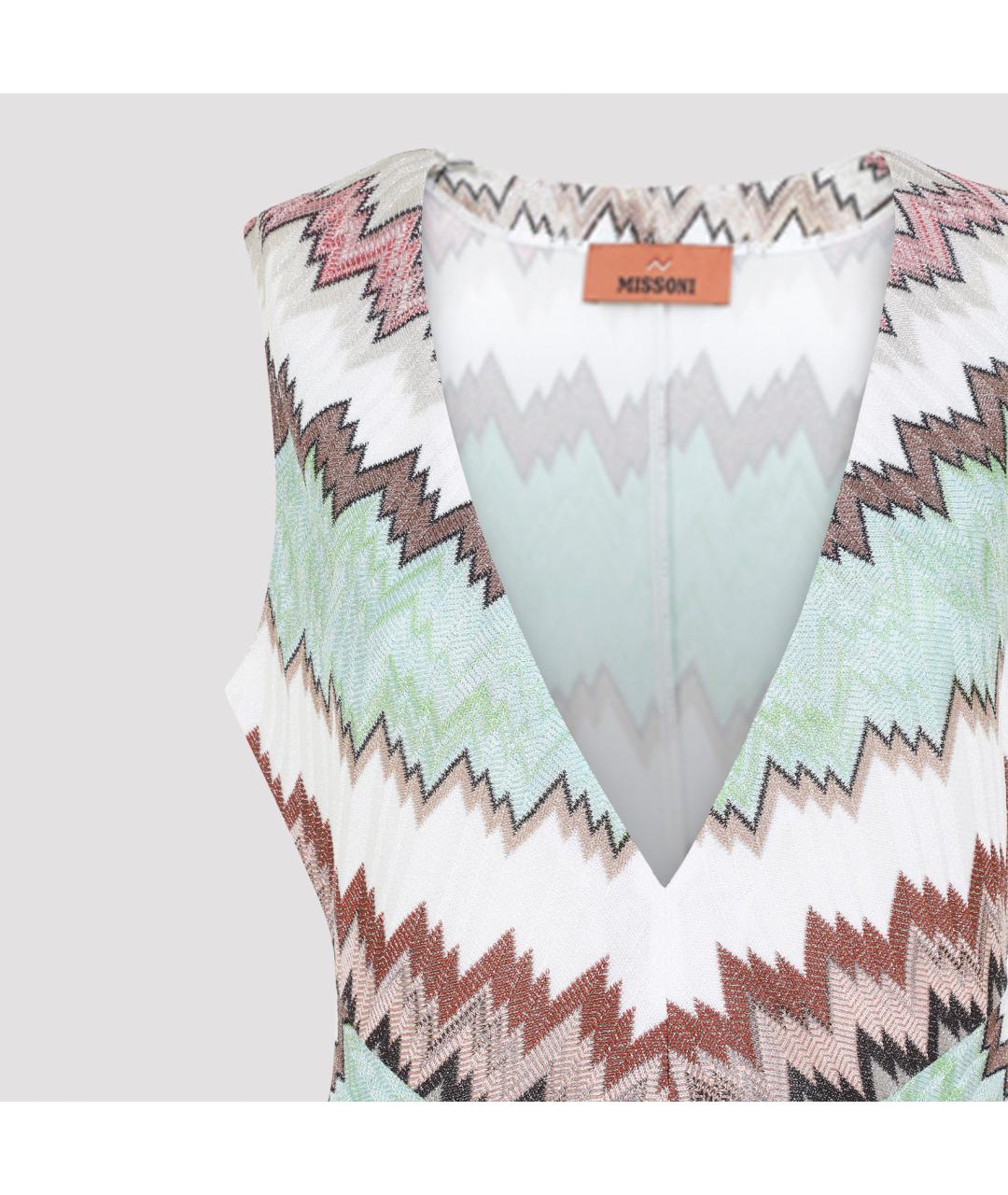 MISSONI Мульти вискозное платье, фото 4