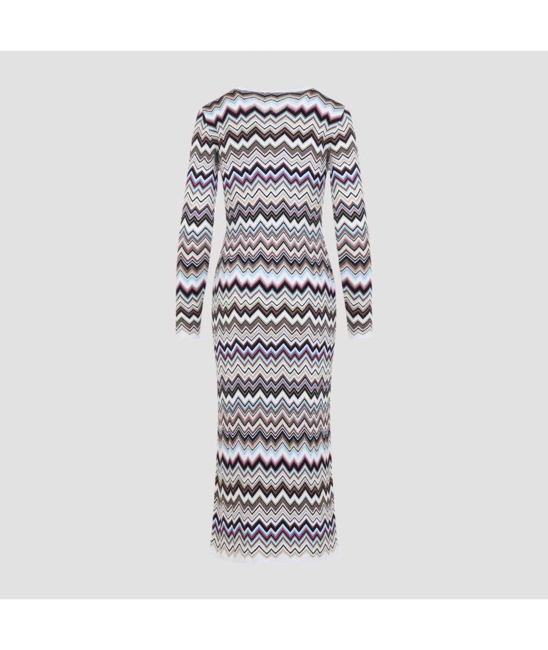 MISSONI Мульти вискозное платье, фото 3