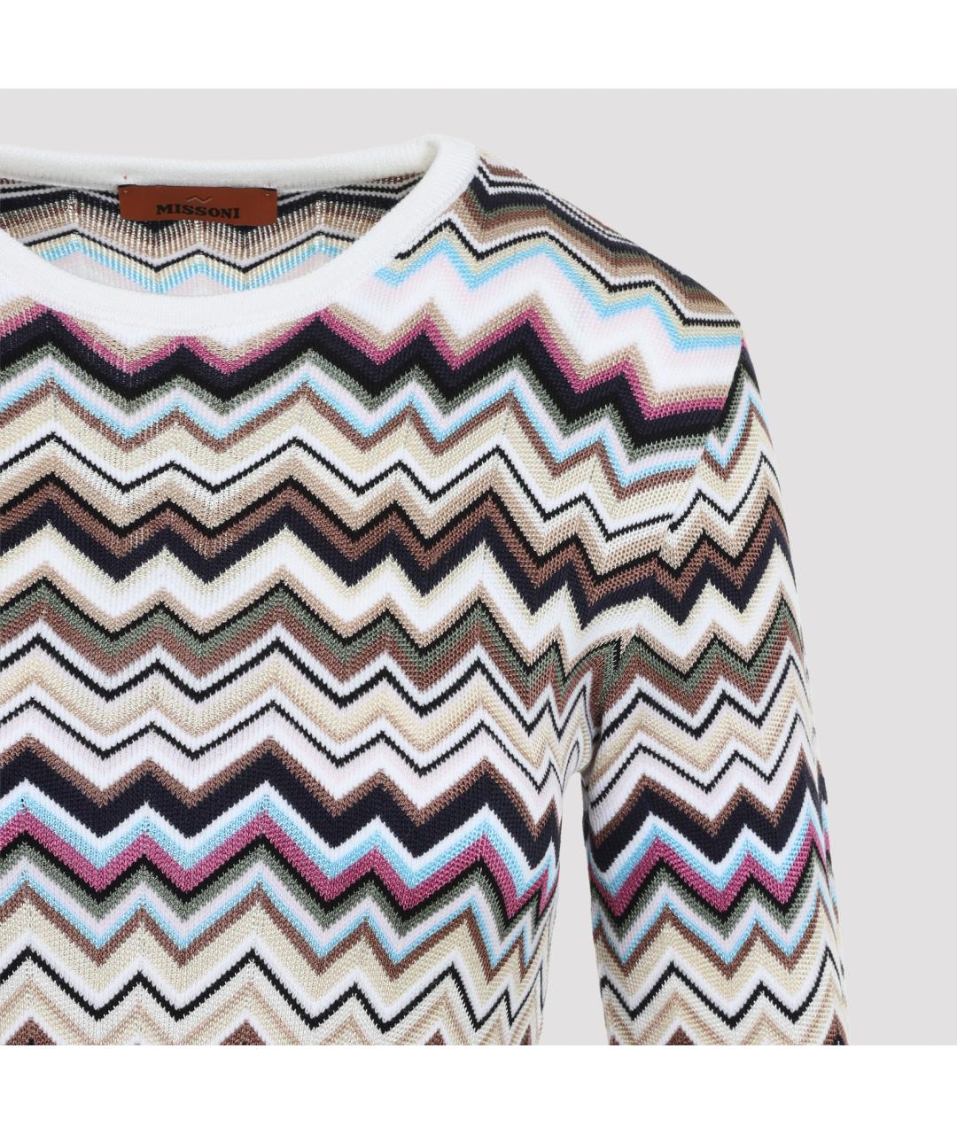 MISSONI Мульти вискозное платье, фото 4