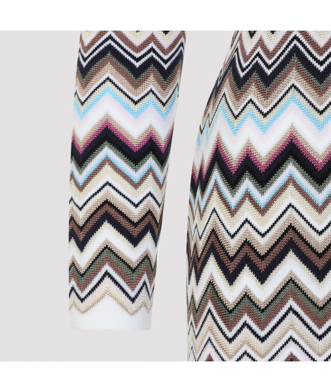 MISSONI Мульти вискозное платье, фото 5