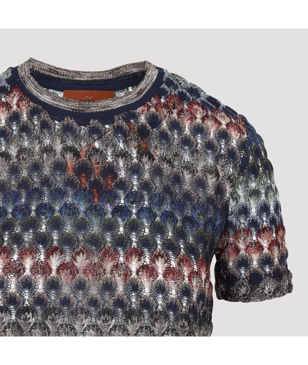 MISSONI Мульти вискозный джемпер / свитер, фото 5