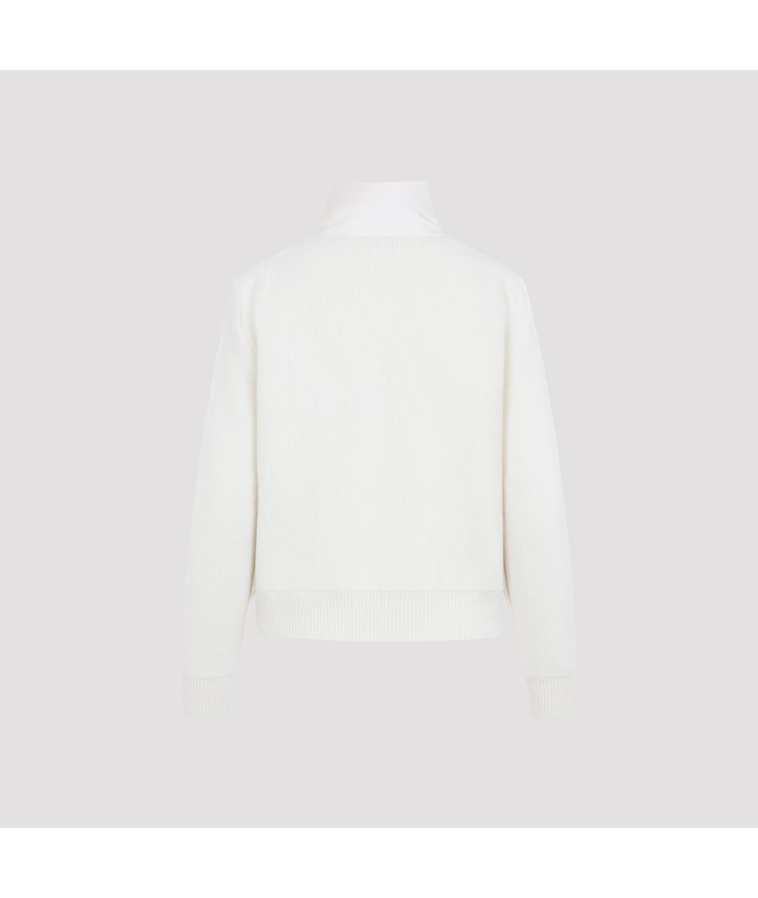 MONCLER Белая полиэстеровая куртка, фото 3