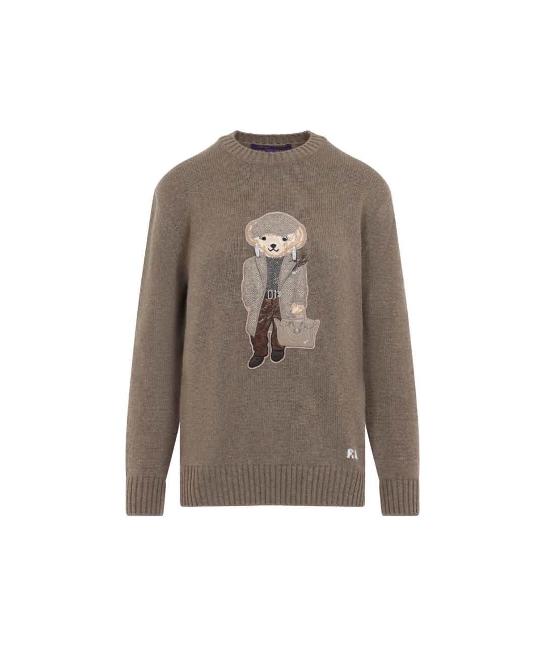 RALPH LAUREN COLLECTION Бежевый кашемировый джемпер / свитер, фото 1