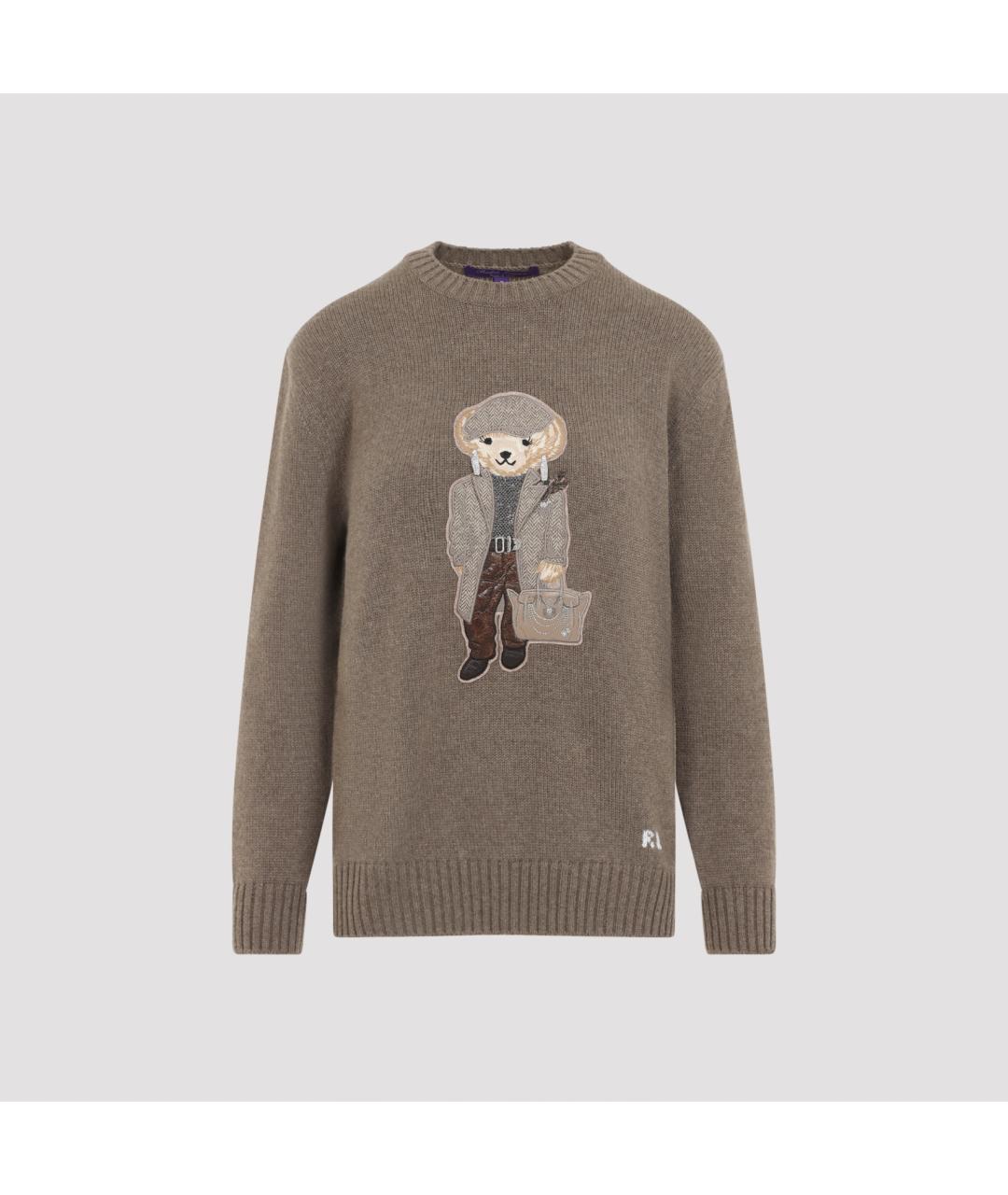 RALPH LAUREN COLLECTION Бежевый кашемировый джемпер / свитер, фото 2