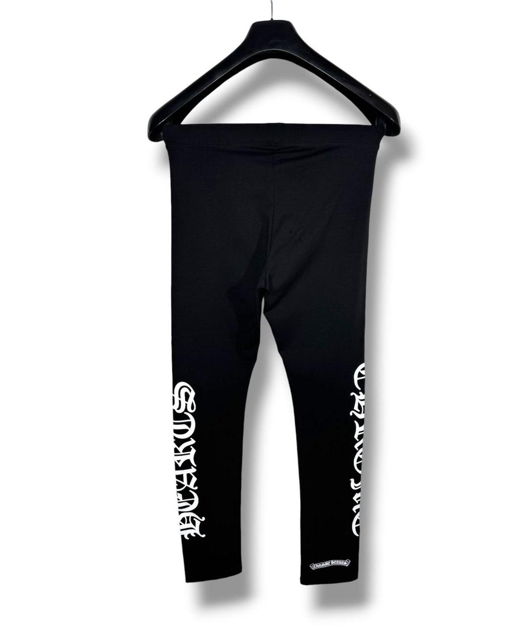 CHROME HEARTS Черные полиэстеровые спортивные брюки и шорты, фото 4