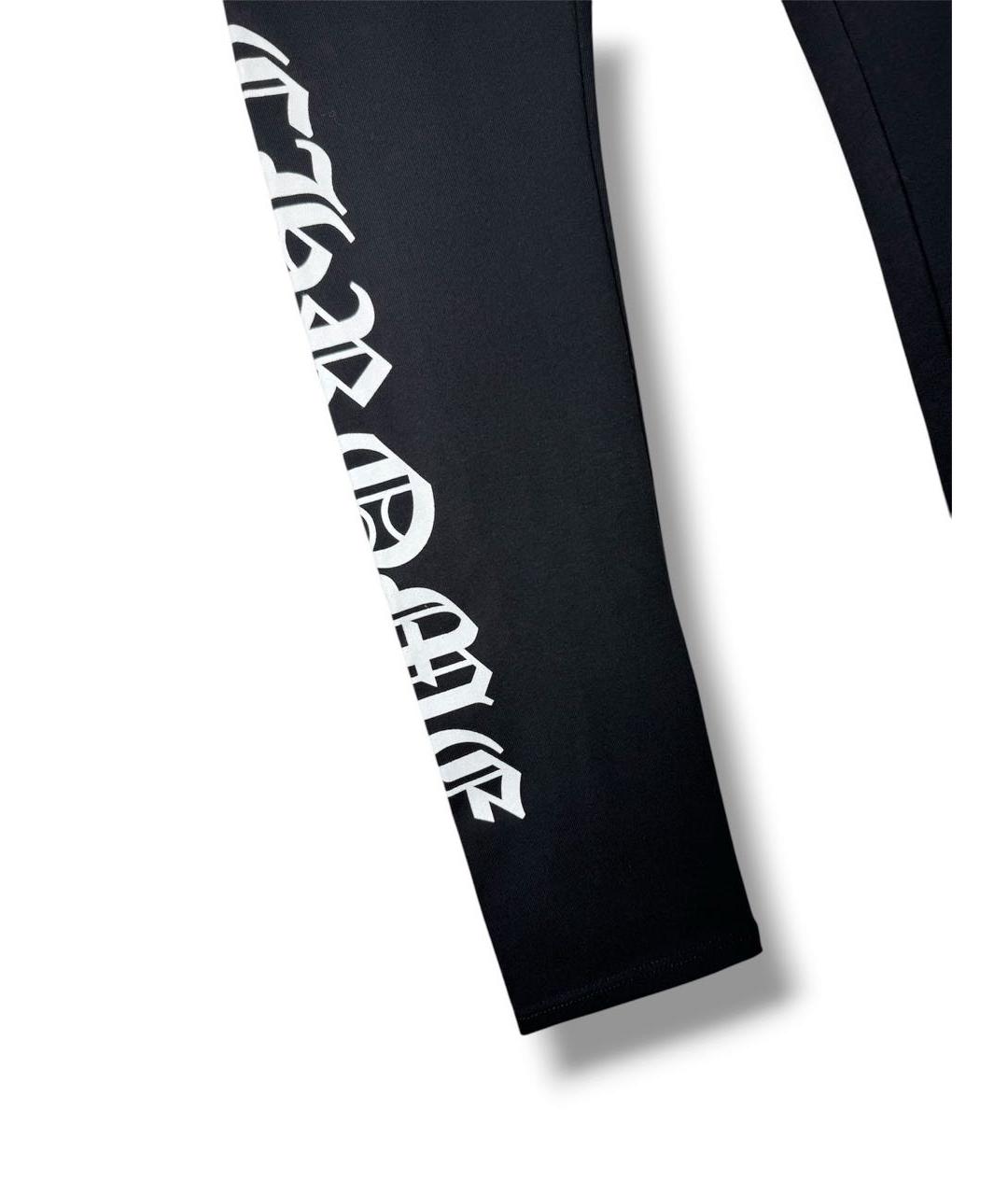CHROME HEARTS Черные полиэстеровые спортивные брюки и шорты, фото 5