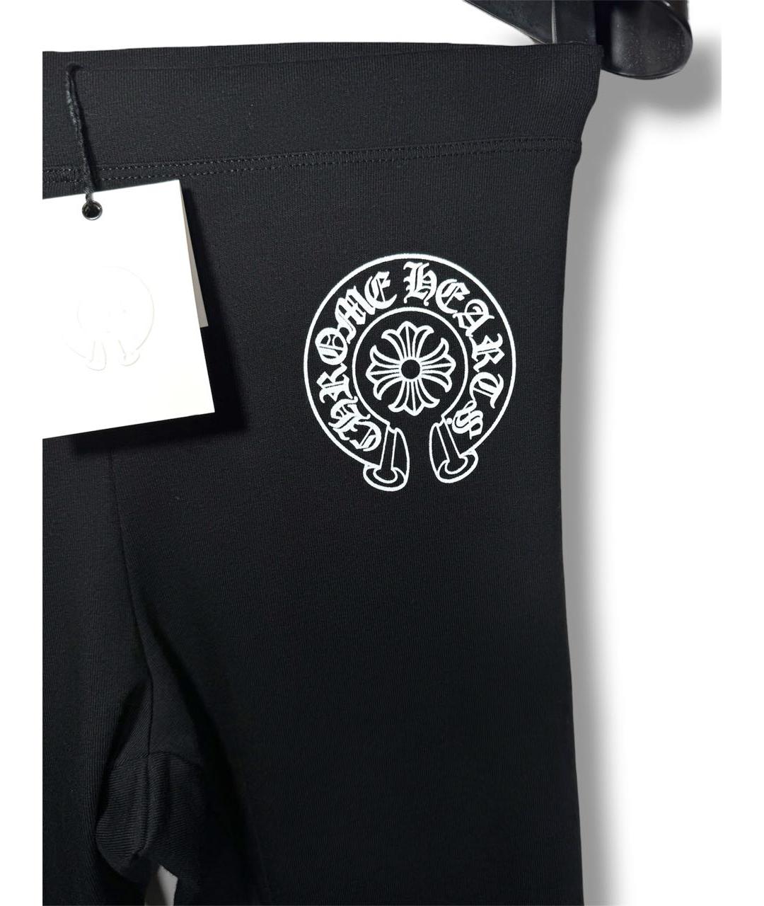 CHROME HEARTS Черные полиэстеровые спортивные брюки и шорты, фото 6